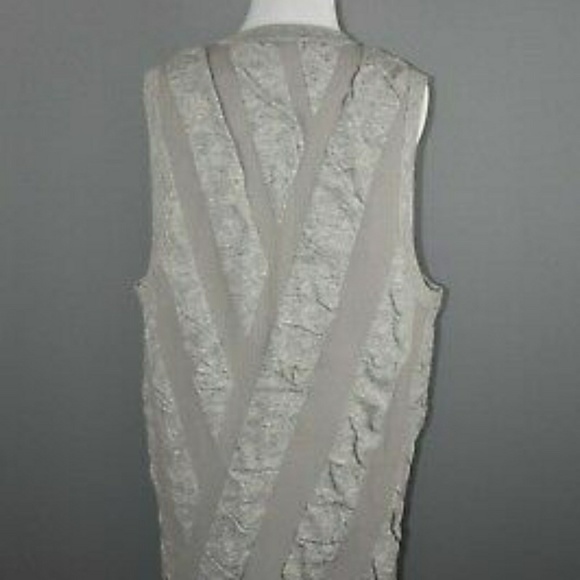 Kerisma Grey Animal Striped Crew Neck Sweater - Picture 4 of 5